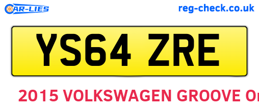YS64ZRE are the vehicle registration plates.