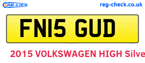 FN15GUD are the vehicle registration plates.