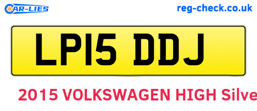LP15DDJ are the vehicle registration plates.