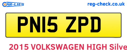 PN15ZPD are the vehicle registration plates.