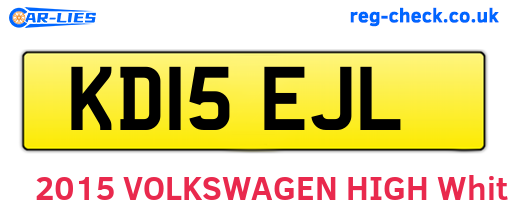 KD15EJL are the vehicle registration plates.