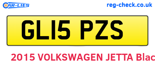 GL15PZS are the vehicle registration plates.