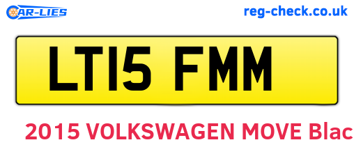 LT15FMM are the vehicle registration plates.