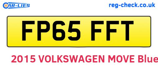 FP65FFT are the vehicle registration plates.
