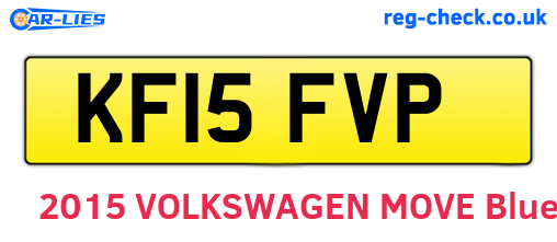 KF15FVP are the vehicle registration plates.