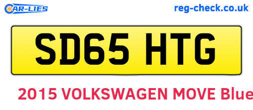 SD65HTG are the vehicle registration plates.