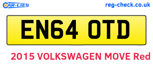 EN64OTD are the vehicle registration plates.