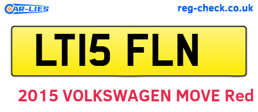 LT15FLN are the vehicle registration plates.