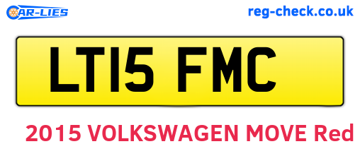 LT15FMC are the vehicle registration plates.