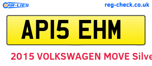 AP15EHM are the vehicle registration plates.