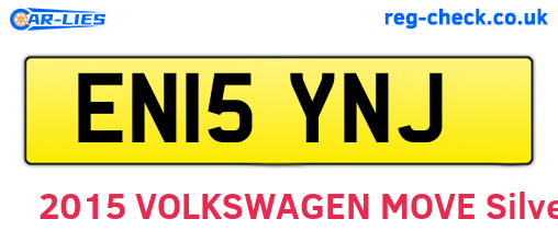 EN15YNJ are the vehicle registration plates.