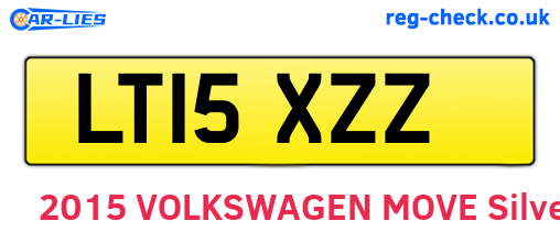LT15XZZ are the vehicle registration plates.