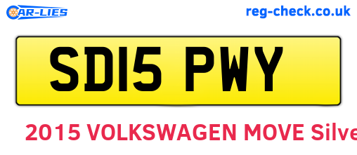 SD15PWY are the vehicle registration plates.