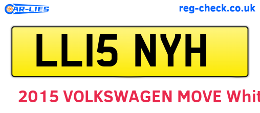 LL15NYH are the vehicle registration plates.