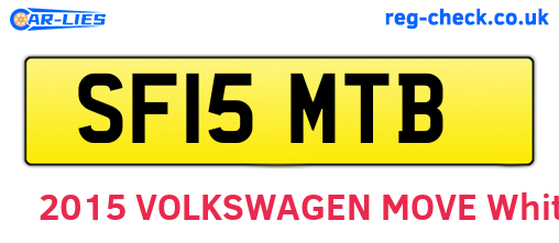 SF15MTB are the vehicle registration plates.