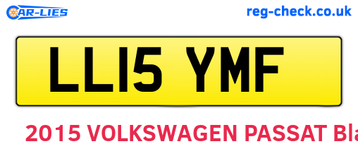 LL15YMF are the vehicle registration plates.