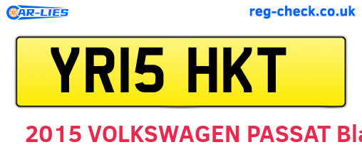 YR15HKT are the vehicle registration plates.