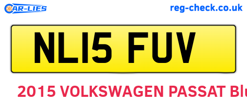 NL15FUV are the vehicle registration plates.