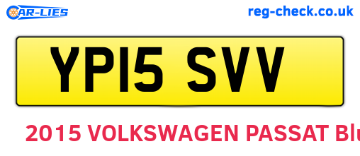 YP15SVV are the vehicle registration plates.