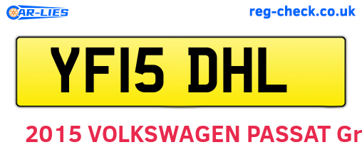YF15DHL are the vehicle registration plates.