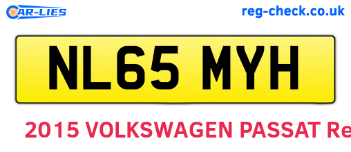 NL65MYH are the vehicle registration plates.