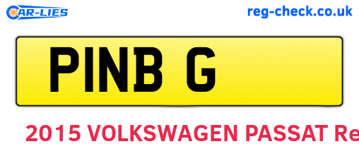 P1NBG are the vehicle registration plates.