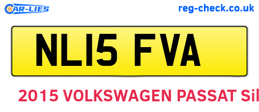 NL15FVA are the vehicle registration plates.