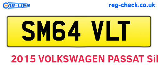 SM64VLT are the vehicle registration plates.