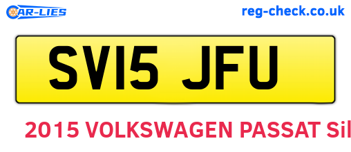 SV15JFU are the vehicle registration plates.