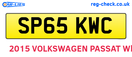 SP65KWC are the vehicle registration plates.