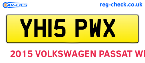 YH15PWX are the vehicle registration plates.