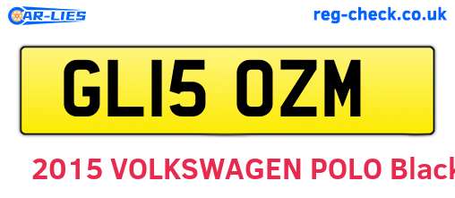 GL15OZM are the vehicle registration plates.