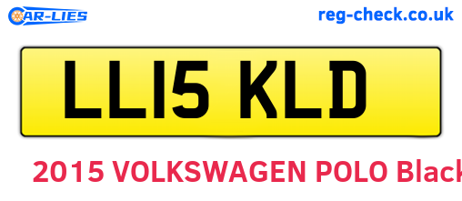 LL15KLD are the vehicle registration plates.