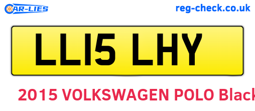 LL15LHY are the vehicle registration plates.