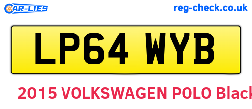 LP64WYB are the vehicle registration plates.
