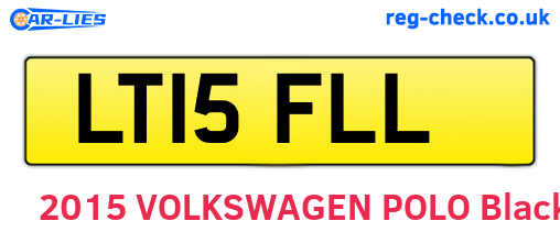LT15FLL are the vehicle registration plates.