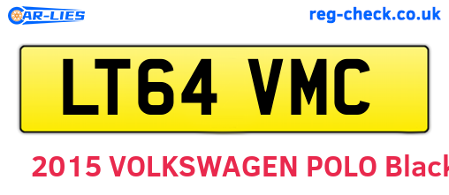 LT64VMC are the vehicle registration plates.