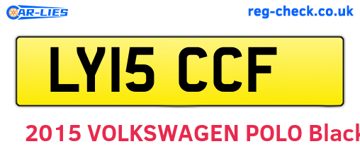 LY15CCF are the vehicle registration plates.