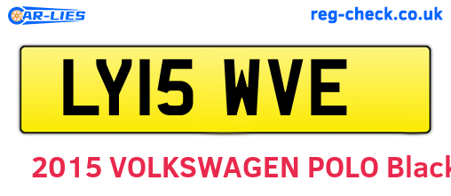 LY15WVE are the vehicle registration plates.