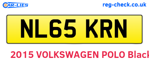 NL65KRN are the vehicle registration plates.