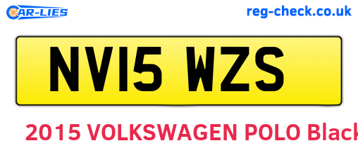 NV15WZS are the vehicle registration plates.