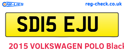 SD15EJU are the vehicle registration plates.