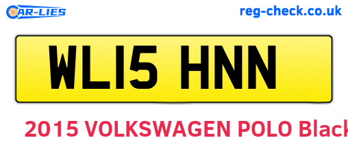 WL15HNN are the vehicle registration plates.