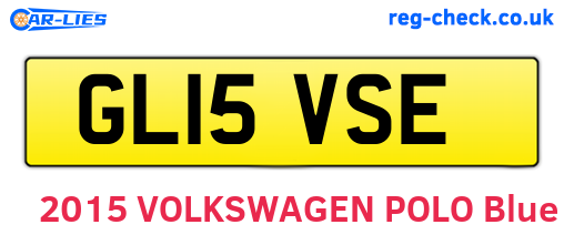 GL15VSE are the vehicle registration plates.