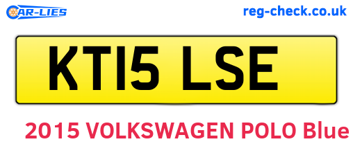 KT15LSE are the vehicle registration plates.