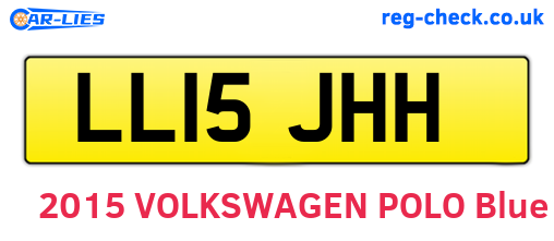 LL15JHH are the vehicle registration plates.
