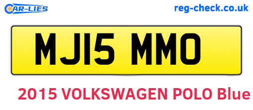 MJ15MMO are the vehicle registration plates.