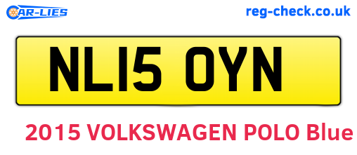 NL15OYN are the vehicle registration plates.