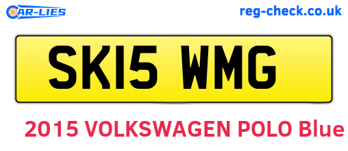 SK15WMG are the vehicle registration plates.
