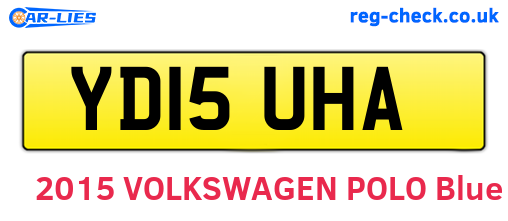 YD15UHA are the vehicle registration plates.
